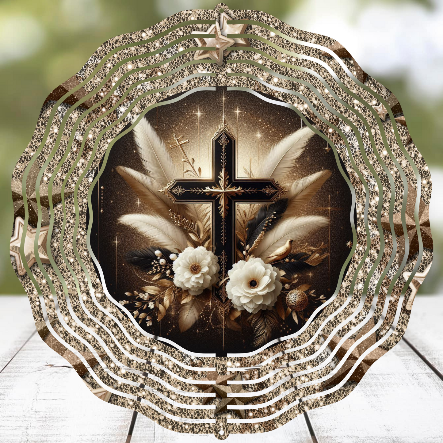 Christian Cross Windspinner (small)