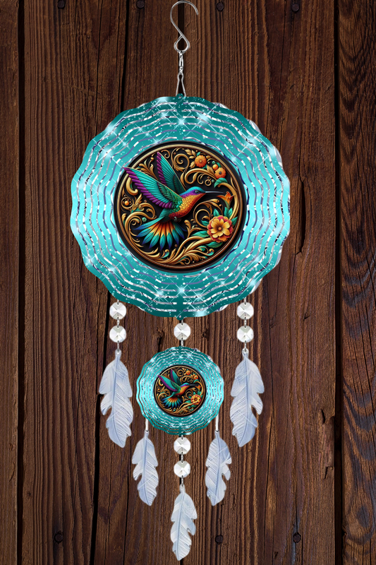 Hummingbird Dream Catcher Windspinner (Large)