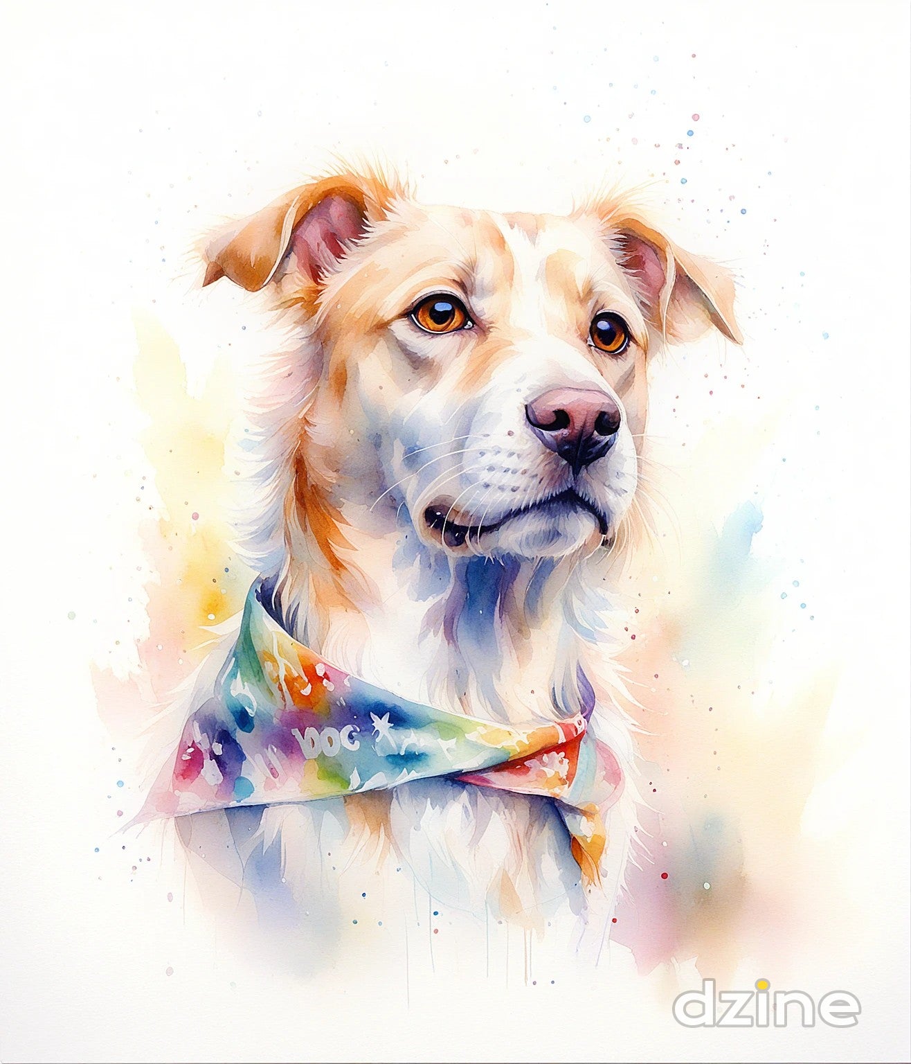 Pet Portraits - Digital Pet Portraits - Memorial pet portraits